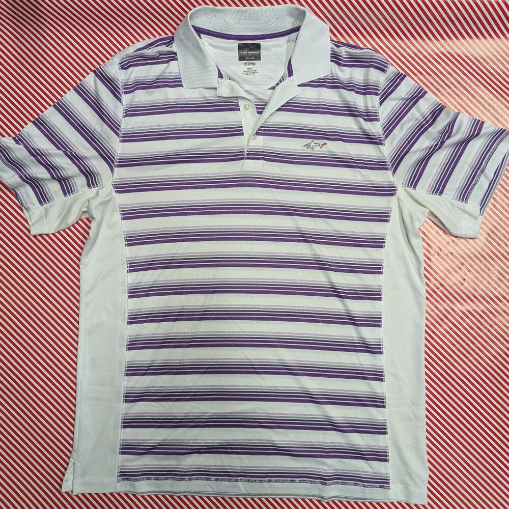 Greg Norman “Play Dry” Attack Life Polo Shirt – Men’s XXL – Barely Worn